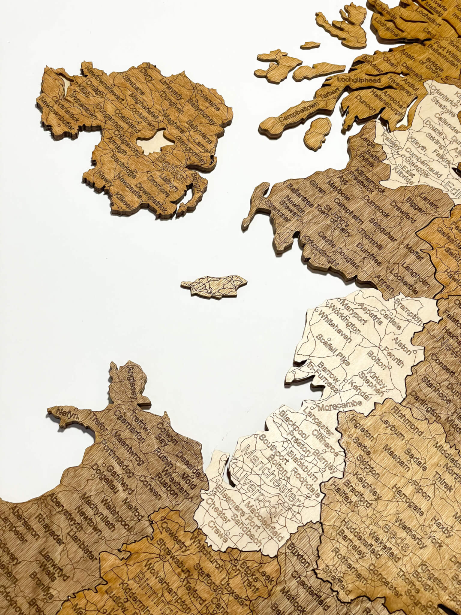 UK Holzkarte Detail