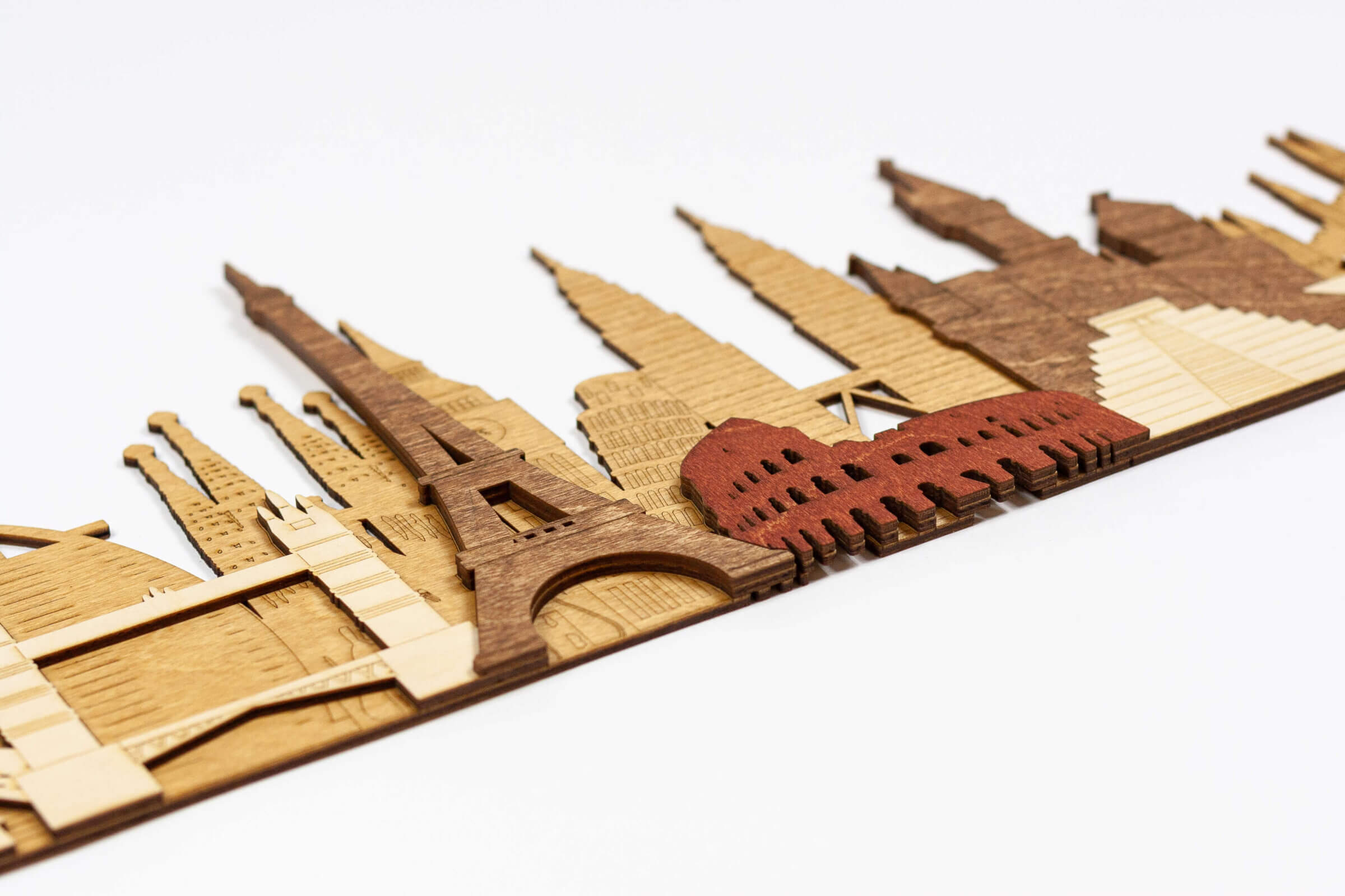 3D-Denkmäler und Sehenswürdigkeiten aus Holz