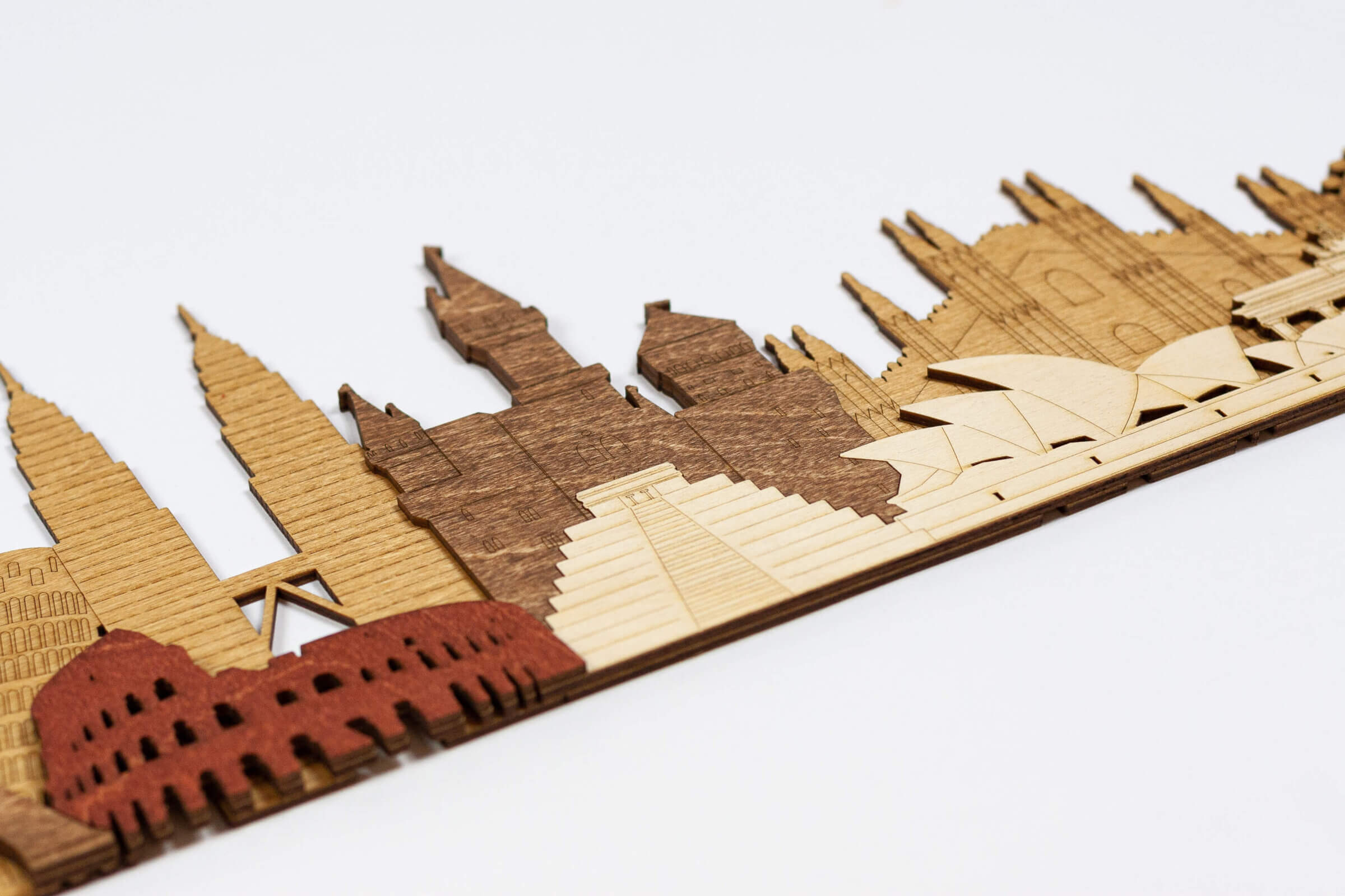 3D-Denkmäler und Sehenswürdigkeiten aus Holz