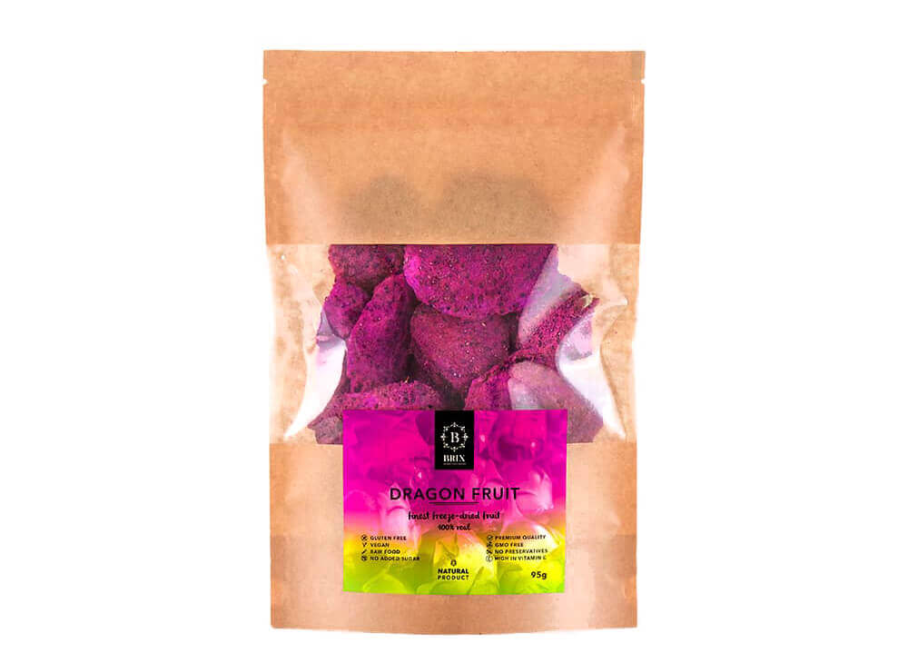Brix Exotic Fruits Gefriergetrocknete Drachenfrucht 95g