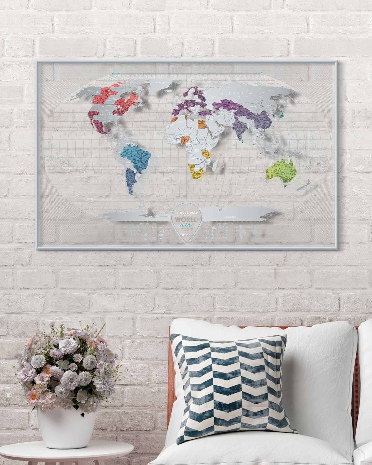 Scratch off Travel Map Air World-3